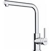 Franke Smart Lina L Doccia - 115.0712.420 Miscelatore da Incasso Cucina Monocomando con doccia estraibile e canna girevole finitura Cromato