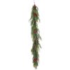 Ableholy Ghirlanda di pino norfolk verde artificiale da 150 cm, ghirlanda di Natale finta per decorazione di finestre per camino, caminetto
