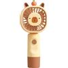 Generico Ventilatore Tascabile Portatile | Ventilatore USB Ricaricabile a 5 Velocità con Design Capybara - Strumento di Raffreddamento Portatile | per Viaggi Campeggio Spiaggia Estate Esterni Pendolarismo Uffi