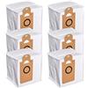 Poweka Sacchetti per la polvere a prova di perdite di grande capacità compatibili con Proscenic M7 Pro M7 Max M8 PRO per Neabot NoMo N1 + N1 Plus N2 Accessori per aspirapolvere Confezione da 6