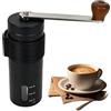 Naapesi Macinacaffè Manuale Professionale in Acciaio Inox - Macina Caffè Portatile con Macinatura Regolabile per Moka, Espresso e Caffè Filtro, Design Sottile e Leggero per Casa e Viaggio