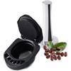 HAILASRE Adattatore riutilizzabile caffè per macchina Dolce Gusto, convertitore di caffè macinato ricaricabile compatibile con Piccolo XS, Mini Me Genis S e supporto per crema
