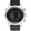 AMCaoYiLi Orologio da immersione digitale da uomo Orologio da computer da immersione Orologi da sub Orologi da polso da uomo con bussola altimetro barometro, Nero