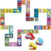 Chicco Domino Montessori 2-in-1 Gioco Educativo Animali e Percorsi, 24 Grandi Tessere con 3 Pedine Legno, Sviluppo Logica e creatività per Bambini, Scatola con Maniglia da Viaggio, 3 Anni +