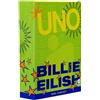 Mattel Games - UNO Canvas Billie Eilish, edizione speciale dell'iconico gioco in collaborazione con l'artista Billie Eilish, grafica e carte scelte personalmente da Billie, JFP02