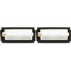 taros trade Taros Tarde 266412 Vetro luce targa SX o DX (Confezione da 2)
