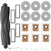 LIAILA 24 accessori per Dreame L10s Ultra, L10 Ultra, L10s Plus, per Xiaomi X20+ / X10+. 1 spazzola principale, 4 filtri, 6 panni per la pulizia, 6 sacchetti per la polvere, 6 spazzole laterali, 1 spazzola
