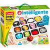Quercetti Smart Puzzle magnetico primi colori e parole - puzzle magnetico