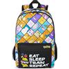 Get Trend Pokemon Zaino Scuola Ragazzo Zip, Borsa Zaino Scomparti Spallacci Imbottiti Regolabili e Pannello Dorsale Scuola e Gite (Multi Pokemon)