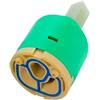 TANIASHOP Cartuccia di Ricambio in Ceramica Ø40mm per Miscelatore Monocomando Ricambio Rubinetto Bagno e Cucina, Senza Distanziatore, Alta Precisione e Resistente