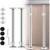 LZEXIN 2 Pezzi Puntello Telescopico Regolabile,Aste Di Supporto Telescopiche Da 41-72 Cm,Puntelli Telescopici Regolabili Per Pensili, Mobili Da Bagno, Mobili Tv, Mobili Da Cucina,Capacità Di Peso 300 Kg