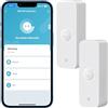 Comboss Sensore di movimento WiFi, sensore di movimento intelligente, sensore di presenza. Funziona con app Alexa, dispositivi Echo (2 pezzi), COM-P01