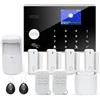TUGARD Sistema di Allarme con Allarme APP Telefono, DIY WiFi Sistema di Allarme di Sicurezza Domestica, 12pcs Kit Rilevatore di Movimento, Sensore di Porta, Telecomando, Sirena, Compatibile con Alexa Google