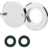 BOXOB Copertura per Spioncino, Copertura per Spioncino per Porta con Strumento di Installazione Autoadesivo Protezione per Spioncino per Portare per Casa Hotel Dormitorio Ufficio (Argento)