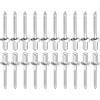 DTGN 4,8mm x 11mm (DxL) Cechi Rivetti - 25pz - Buono per Macchine Unione - 304 Inossidabile Acciaio Cupola Chiuso Fine Rivetto