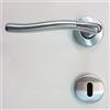 FIP COPPIA MANIGLIA MOOD CROMO SATINATO PER PORTE INTERNE - 161MOODCSR