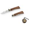 Old Bear Coltello Old Bear linea classica manico in legno noce, lama in acciaio inox (misura S - art. 9307/17_LN OBB)