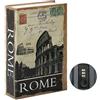 Parrency Diversion Book Safe con serratura a combinazione, cassetta di sicurezza nascosta, grande, media, 24,9 cm x 15,2 cm x 3,8 cm