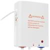 Brride BRRDIE - Scaldacqua istantanea, piccolo, 230 V, scaldacqua elettrico istantaneo, 3,5 KW, scaldabagno per lavabo, bagno, IPX4 18-45 °C