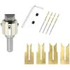 Jyving 6-25mm Perline Punta da trapano Carburo Sfera Lama Lavorazione Del Legno Fresatura Cutter Molding Strumento Perline Router Punte Bit Set