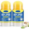 Generisch Stick di crema per piedi all'urea 60% - Crema per la cura dei piedi all'urea, Adatta per piedi secchi e screpolati, ginocchia ed ellissi, Idratante e cura dei piedi, Previene il gelo (2 pezzi)