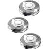 Ccshyysm SH70 Testine di ricambio per testine di ricambio Philips Norelco serie 7000, 7500 s7000 S7371 e Star Wars SW6700 SH70/52, confezione da 3 con spazzola