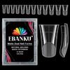 EBANKU 120 PCS Unghie Finte Nail System Dual Nail Form, Riutilizzabili Nail Dual Form Kit Nail Form Duck Shape Acrilico Tips Unghie con Scala Graduata per Unghie Strumenti