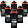 L'Oréal Paris men expert L'Oréal Paris, Deodorante Roll-on Men Expert Carbon Protect 4 in 1, 6 pz. da 50 ml