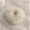 PTNKUIIY 12 elastici per capelli in peluche, morbidi elastici, per coda di cavallo, per capelli, per ragazze, bambini, colore beige
