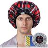 Years calm Cuffia termica da uomo per condizionamento profondo, riutilizzabile, con fodera in alluminio, fascia elastica elastica, stampa elegante, per terapia a vapore, maschera per capelli, olio