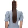 CAISHA 60cm Posticcio Per Capelli Hailey Con 2 Nastri Coda Di Cavallo Voluminoso Capelli Finti Liscio Marrone Mix HC6