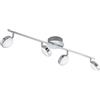 Eglo LED lampada da soffitto Salto, lampada da soffitto a 4 fiamme, faretti
