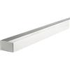 metabo ELEKTRA - Lampada da parete a LED da incasso, 4000 K, bianco neutro, barra luminosa a LED da 1500 mm, 23,5 W, in alluminio e plastica anodizzata opale