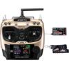 Radiolink AT9S Pro RC Telecomando con Ricevitore 10/12 Canali con Ricevitore-R9DS 2.4GHz Trasmettitore Radiocomando con ricevente per RC Drone Aereo Aliante Auto Barca(Modalità 2 Mano sinistra)