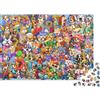 JWNDFKPVXZGL Cani Cartone Puzzle 1000 Pezzi Carta Scena di Festa Puzzle per Adulti Puzzle per Famiglia Regalo 38x26cm/1000pcs