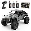 Ledovan Macchina radiocomandata per adulti, 1/12 motore brushless Rock Crawler RC Auto, 4WD RC fuoristrada, 2,4 GHz, fuoristrada fuoristrada, MJX H12Y, 3 batterie