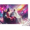 RNDPFLKM Gesù - Religione Puzzle fai da te Padre e Figlio da 1000 pezzi Cartone spesso Regalo perfetto per donne e uomini 38x26cm/1000pcs