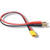VUNIVERSUM Cavo di ricarica originale Premium con spina XT30, spina dorata su spina a banana da 4 mm, 30 cm, 14 AWG, per batteria Lipo modellismo