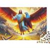 RNDPFLKM Gesù - Religione Puzzle classico di Gesù Angelo da 1000 pezzi in cartone riciclato Giocattolo educativo antistress per bambini 70x50cm/1000pcs