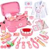 Mactoou Valigetta Dottore Bambini, Kit Dottoressa Bambina, Kit Dentista Gioco di Ruolo per Bambina di 3+ Anni
