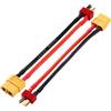 YIXISI 2 Pezzi Maschio T-Plug a Femmina XT60 Adattatore connettore, Maschio T-Plug a Femmina XT-60 Spina Adattatore, con Cavo in Silicone 10cm 14AWG, per Batteria RC Caricatore ESC