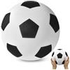 Dongcill Palla di Schiuma, 21 cm Pallone da Calcio Morbido, Palline Morbide, Palla da Gioco Morbida, Pallone da Calcio Piccolo, per Uso Interno ed Esterno, Silenzioso e Leggero(bianco)