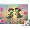 JWNDFKPVXZGL Formiche Cartone Puzzle 1000 Pezzi Carta per Adulti Campo di Fiori Vista Puzzle per Famiglia Relax Decorazione 38x26cm/1000pcs