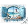 gHjKIZxCvBn Spiaggia Faro Puzzle per Adulti Puzzle 1000 Pezzi Conchiglie Marine Relax Decorazione Famiglia Regalo 52x38cm/1000pcs