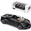 CMJ Bugatti Mistral 1:24 Scale Die-Cast Model Car - Black | Detailed Collectors Edition Diecast | Official Licensed Product