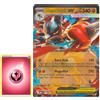 BB-Toy-Trades TCG PKM - Cartolina da collezione XXL Black Star Promo Mega Lucario ex MEP012 - Germania - Fullart Holo Mega Jumbo Oversize carta singola con custodia BB-Toy-Trades (Mega Lucario)