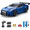 ACAMMZAR Macchina Telecomandata RC Drift per Bambini, 1:24 20KM/H 4WD Macchine Telecomandate, Radiocomandata Auto con 2 Batterie per Adulta