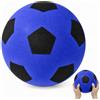 Dongcill Palla di schiuma, pallone da calcio morbido, 21 cm, Resistente alla deformazione, Blu Scuro