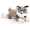 Uni-Toys - Husky Plushie (senza guinzaglio) - 22 cm (lunghezza) - cane di peluche, animale domestico - peluche