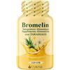 Vyronis bromelina extra forte drenante 5000 gdu/g - Bromelina 5000 Gdu Con Tarassaco 4 mesi di fornitura 120 Compresse - drenaggio linfatico - pancia piatta - made in italy